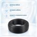 Внешний медный FTP патч-корд Cat5e CU 70 м черный RJ45 кабель для интернета подключения ПК роутера и LAN сети уличный 88409м фото 2