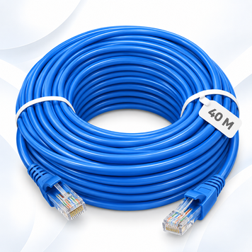 Патч корд Gear 40 м Cat 5e FTP, внутрішній, синій 4995dc фото