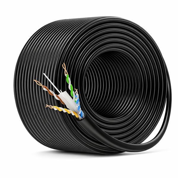 Вита пара ЗЗКМ CAT5e UTP 305 м Мідь мережевий інтернет кабель для підключення комп&rsquo;ютерних мереж та обладнання 88394м фото