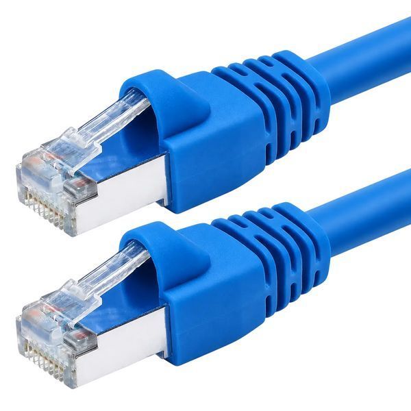 Патч-корд кабель GEAR 10 м Cat6 UTP CCA синій внутрішній кабель RJ45 LAN для підключення інтернету роутера Smart TV дому та офісу 884049м фото