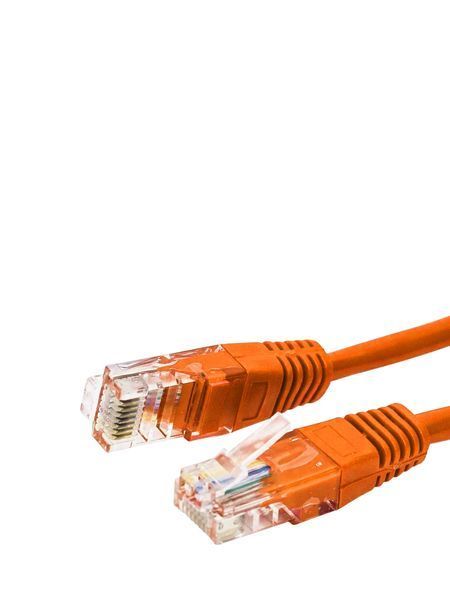 Кабель для интернета RJ-45, патч-корд , 5е кат., 30 м оранжевый LSZH (негорючий) 88155m фото