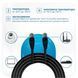Патч корд зовнішній інтернет кабель 100м Cat5e RJ-45 мідь швидкість 1Гбіт чорний (88063sk) 88063sk фото 4